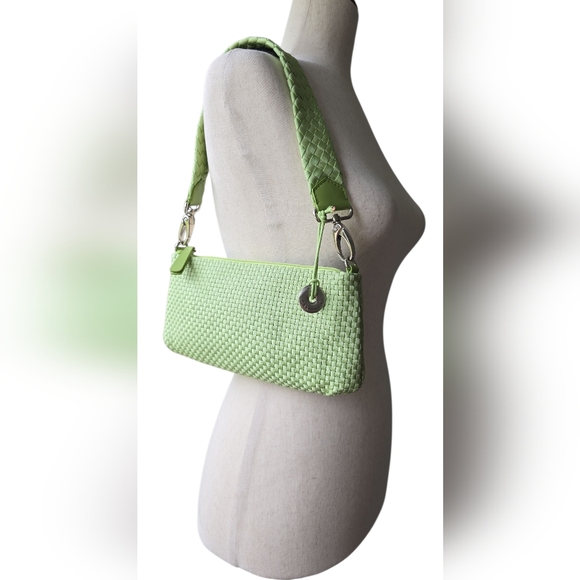 NWOT The Sak lime green woven shoulder bag - Picture 1 of 9